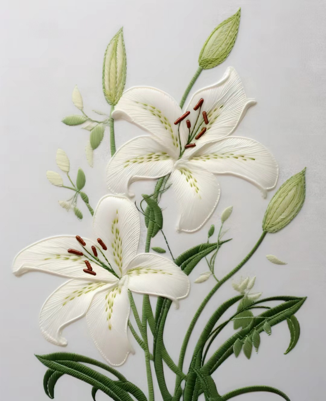 银针绣冬韵，百合绽盘间——家乡冬日美食的艺术点缀